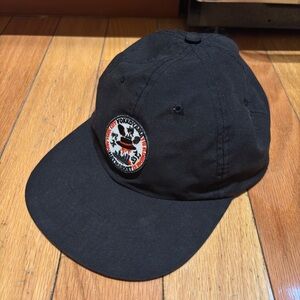 Yokkoyama Hat Market Nueva York Cap Waterproof Black Dad Hat One Size Adjustable